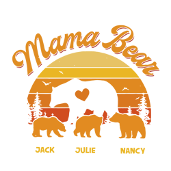 mama bear svg, mothers day svg, mom svg, mama svg, mommy svg, mother svg