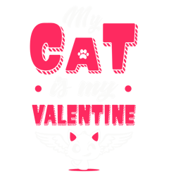 my cat is my valentine svg, valentine svg, valentines day svg, cat svg, valentine cat svg