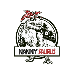 nanny saurus silhouette svg, mothers day svg, trending svg, mothers gift svg