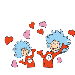 thing 1 thing 2 valentine svg, valentine svg, dr seuss svg, thing 1 thing 2 svg