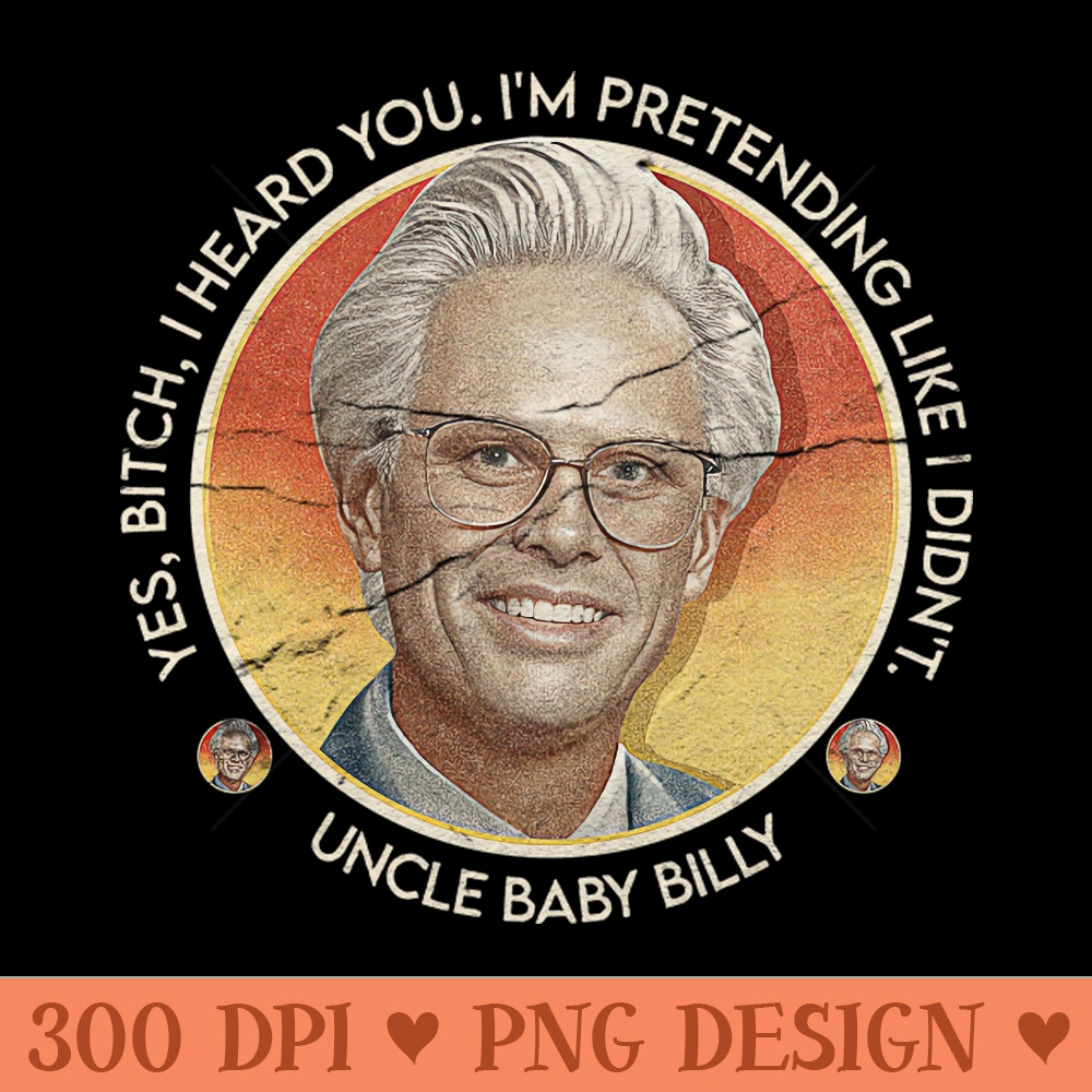 VINTAGE RETRO BABY BILLY - Sublimation PNG Designs - Popularity