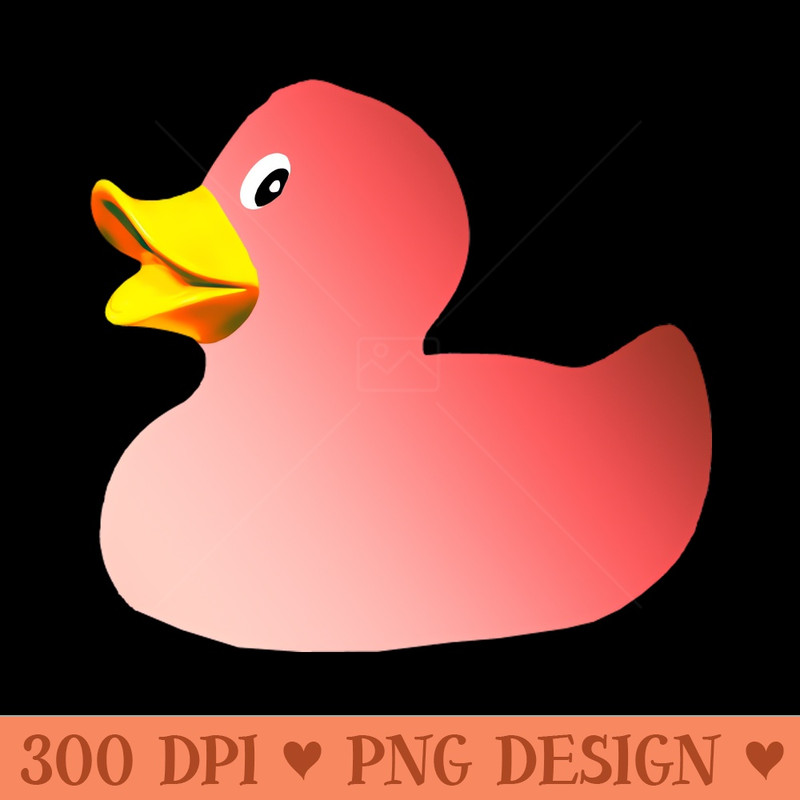 Pink duck - PNG File Download - High Quality 300 DPI