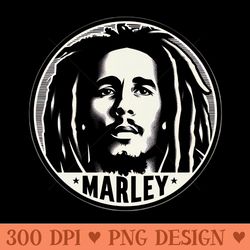 bob marley - png file download