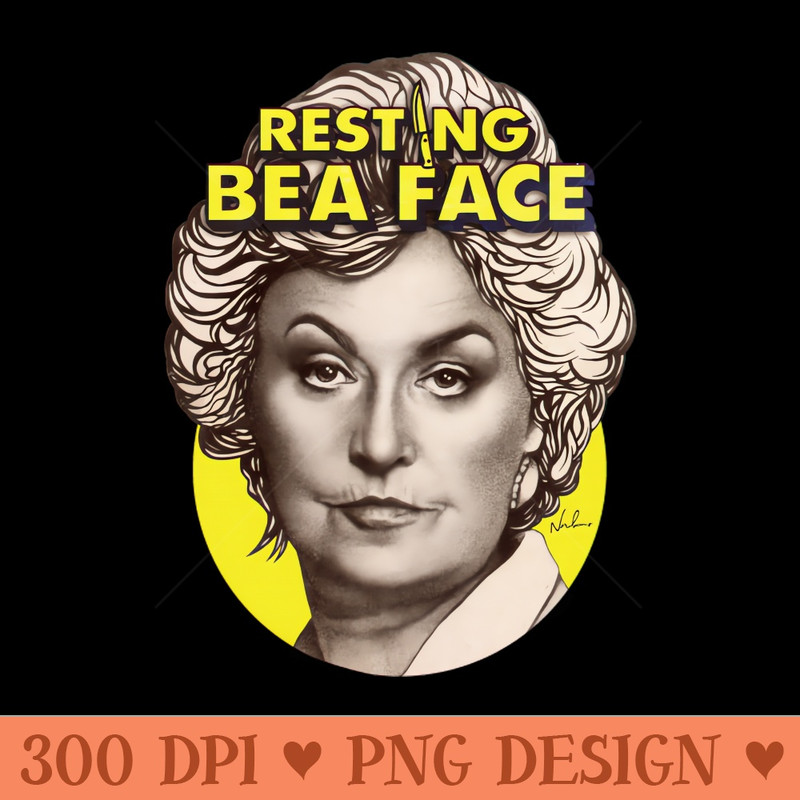 Resting Bea Face - PNG Download - High Quality 300 DPI