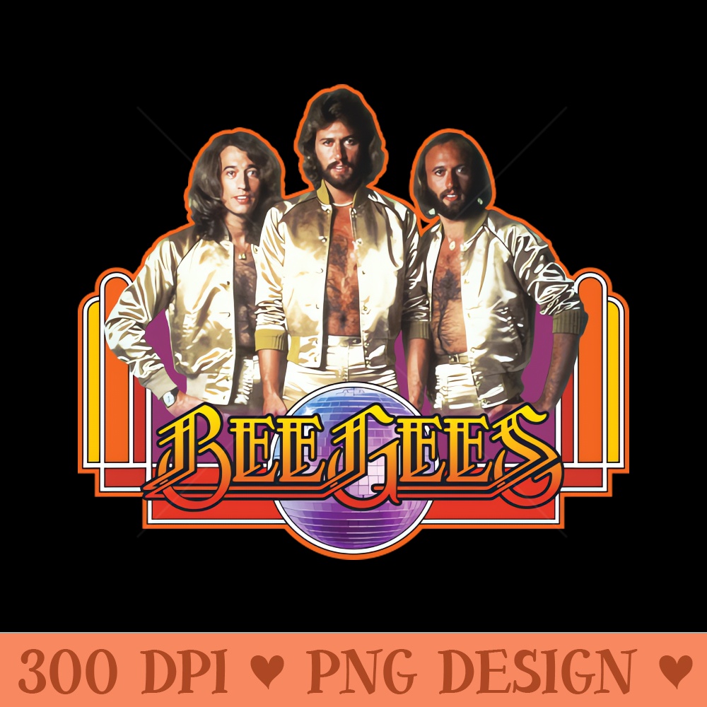 Bee Gees - Digital PNG Art - Customer Support