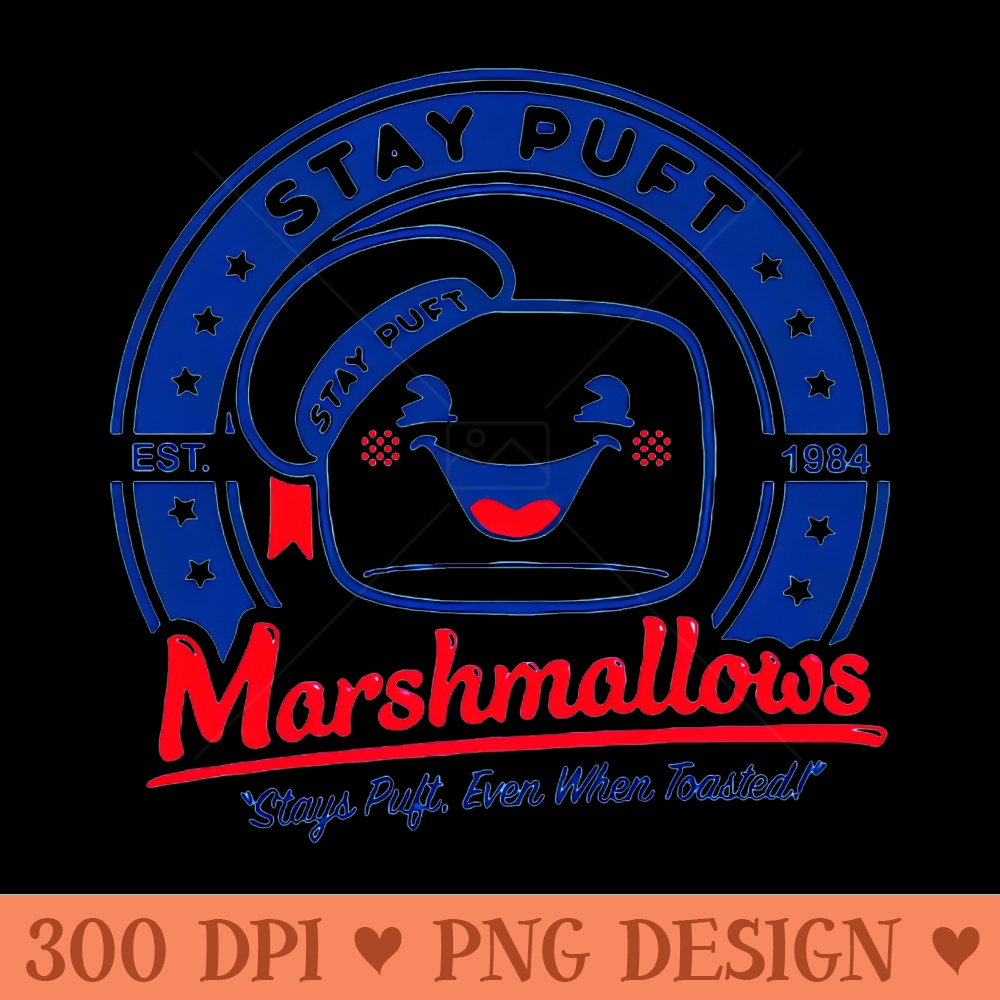 Stay Puft Marshmallows 1984 - PNG Download Store - Unique
