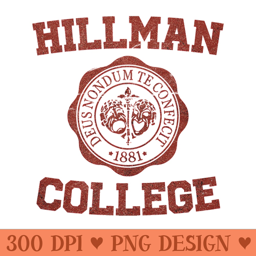 hillman college white edition - Digital PNG Art - Flexibility