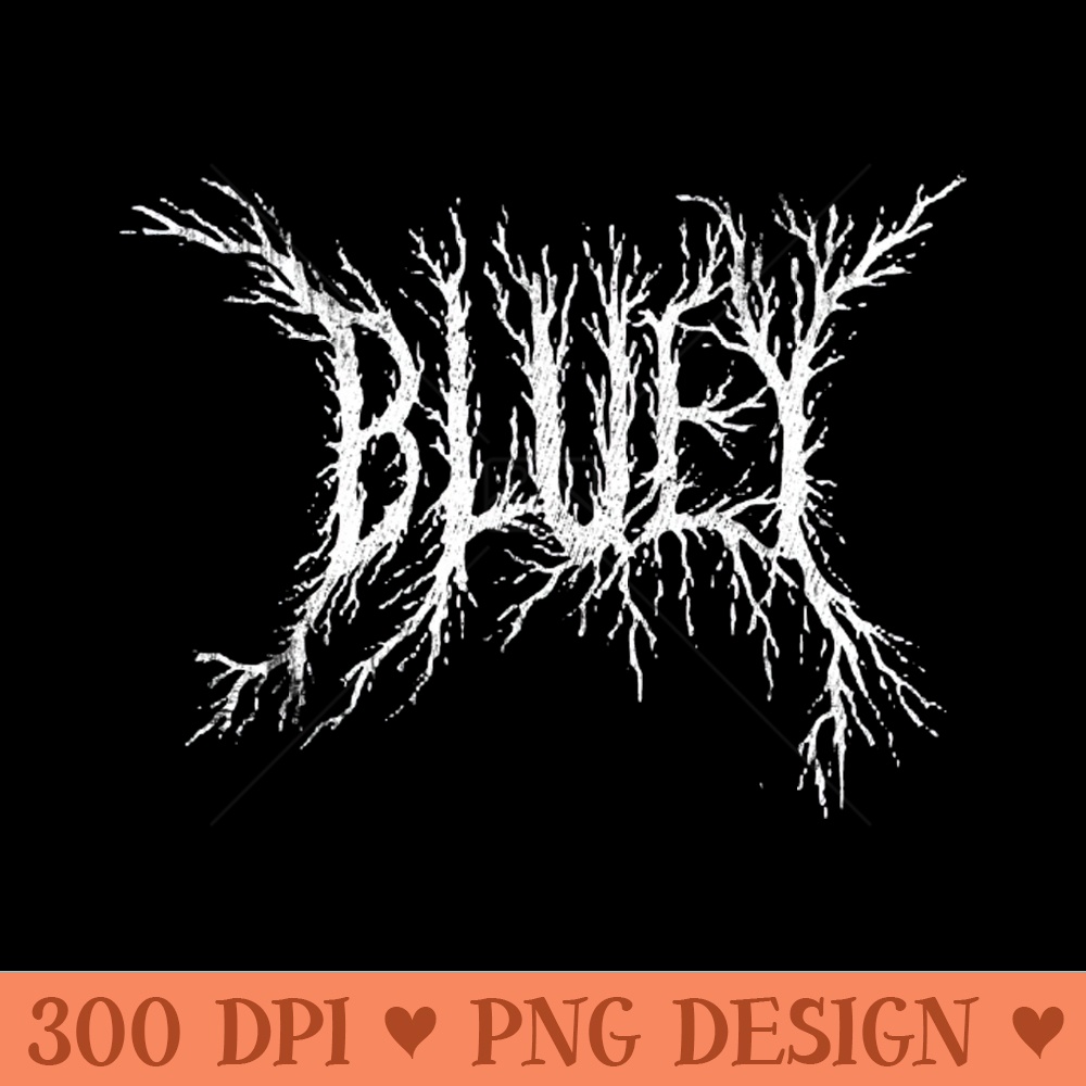 Bluey Death Metal - PNG Illustrations - Popularity