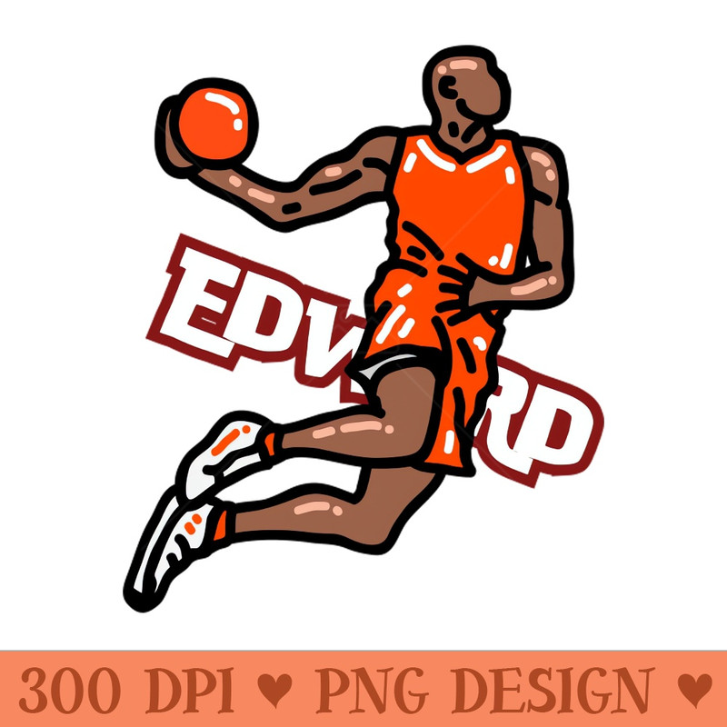 Edward basketball throwing - Digital PNG Files - Latest Updates