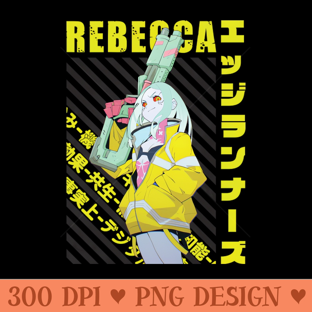 Cyberpunk Edgerunners Rebecca 03 - PNG Illustrations - Variety