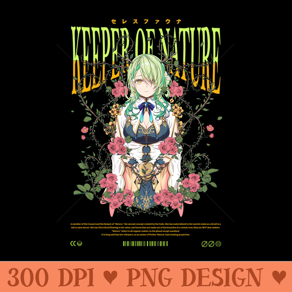 Hololive English Ceres Fauna Keeper of Nature - Premium PNG Downloads - Popularity