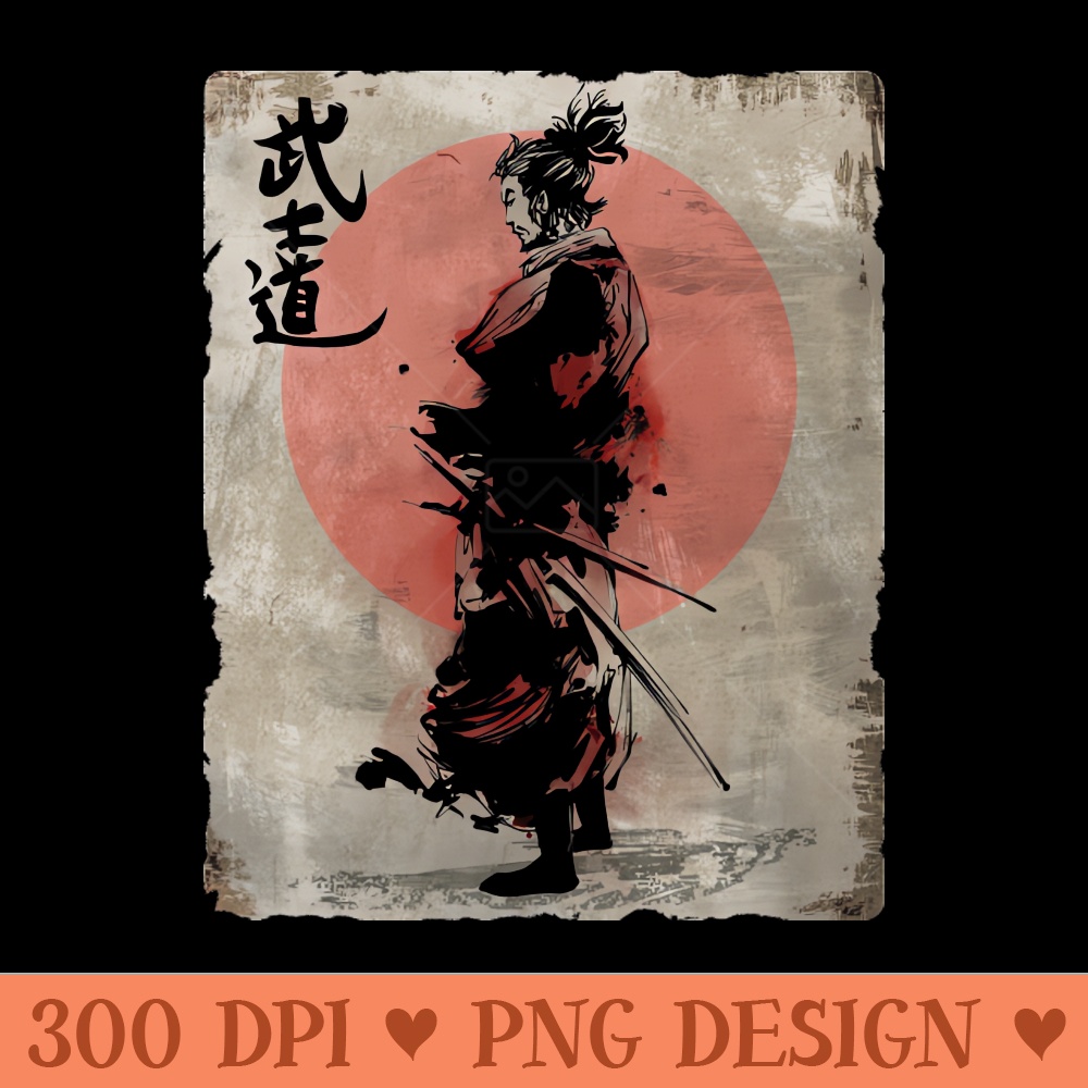 Samurai Warrior Bushido - PNG Designs - Professional Design