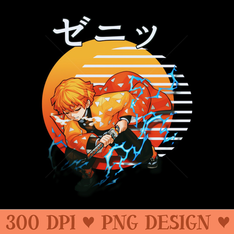 Zenitsu Chan Demon Slayer - Vector PNG Download - Latest Updates