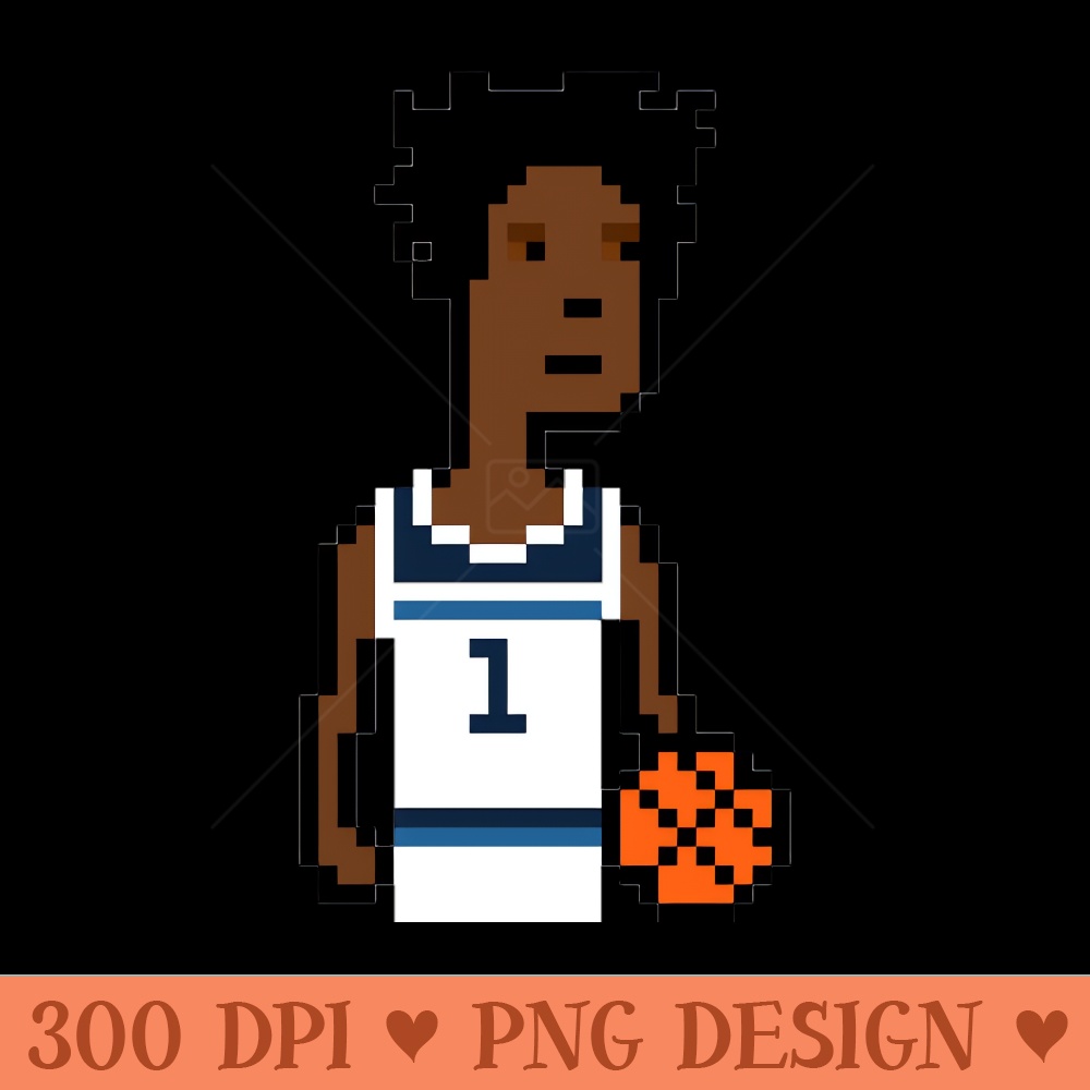 Anthony Edwards 8bit cartoon - Digital PNG Download - Professional Design