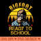 Ready to school Bigfoot - PNG Clipart - Unique