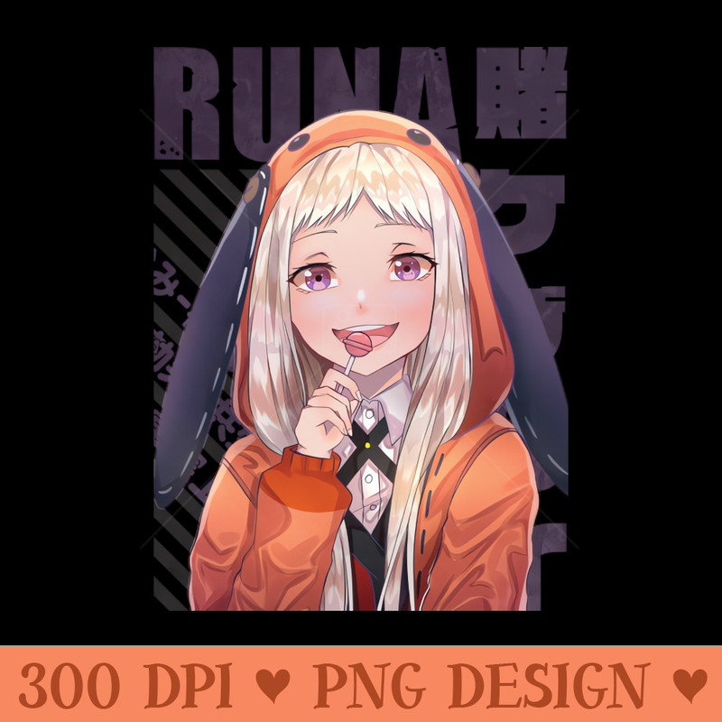 Kakegurui Runa Yomozuki - PNG Graphics - Variety