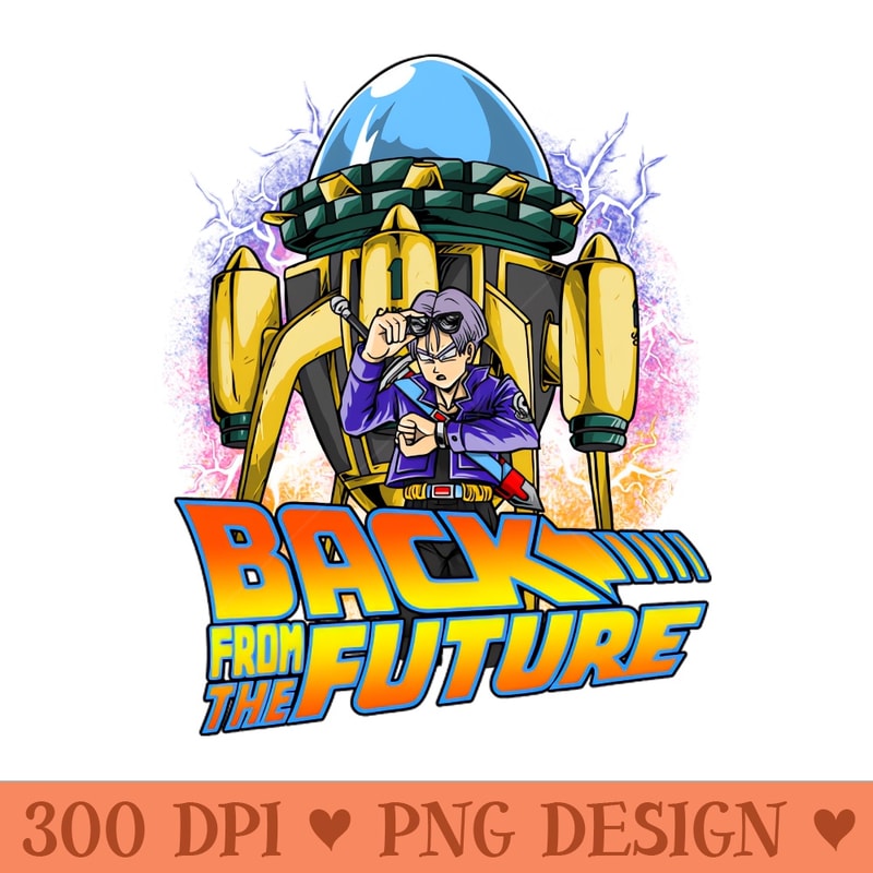 Back from the future - High-Quality PNG Download - Convenience