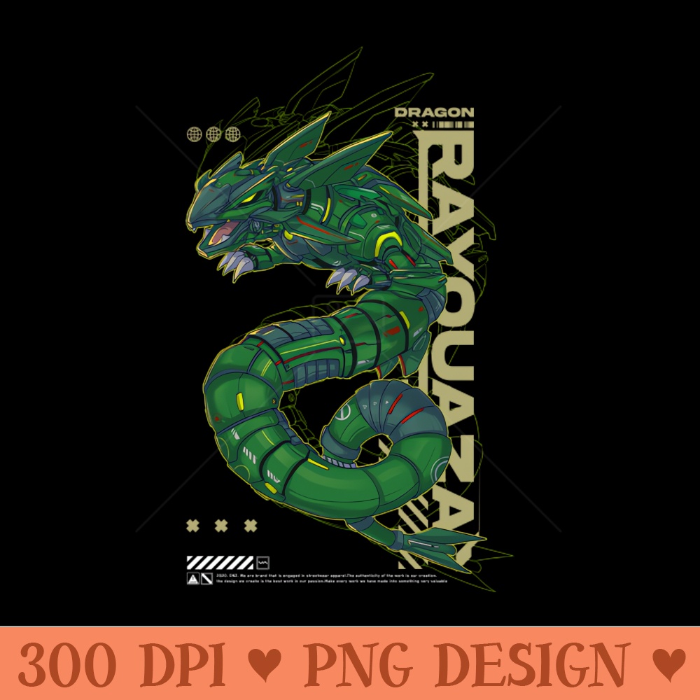 Mecha dragon rayqua - PNG Designs - Convenience