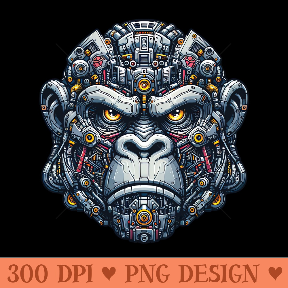 Mecha Apes S03 D74 - Digital PNG Files - Good Value