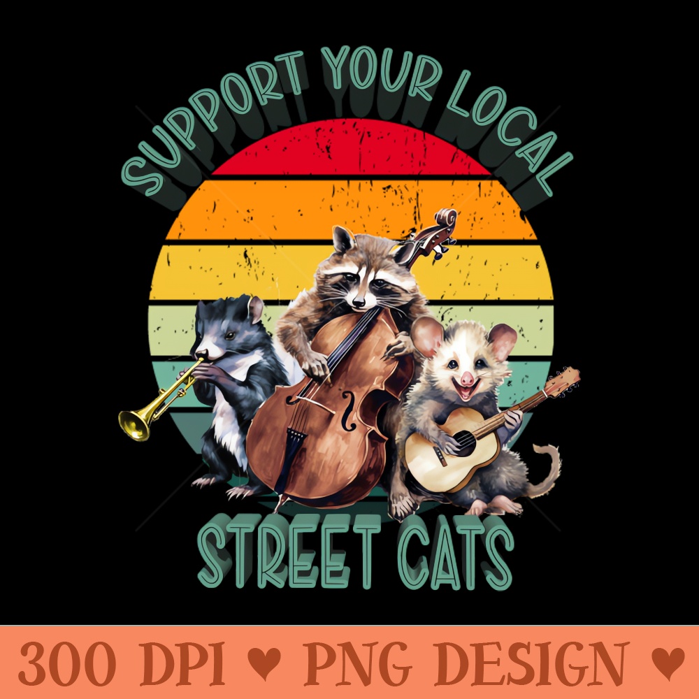 Support your local street cats - PNG Designs - Convenience