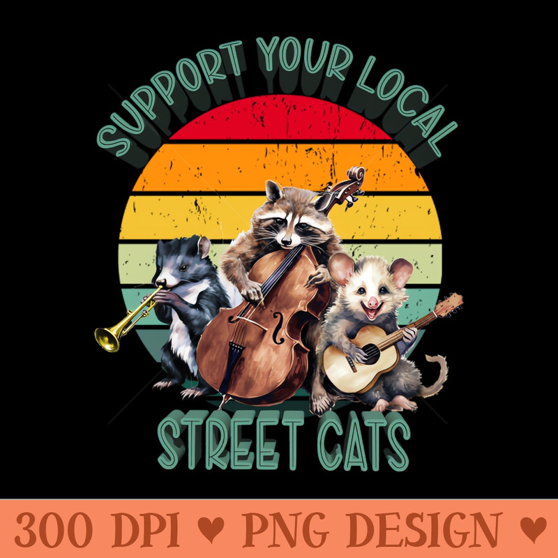 Support your local street cats - PNG Designs - Convenience