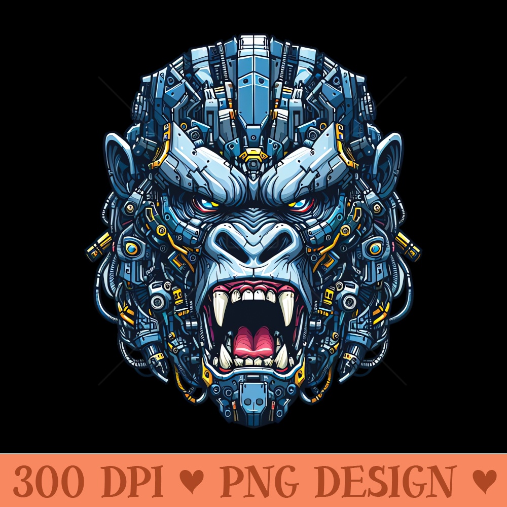 Mecha Apes S01 D67 - Sublimation PNG Designs - Latest Updates