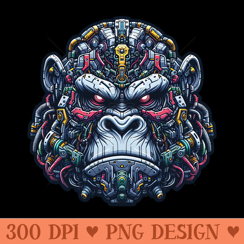 Mecha Apes S04 D78 - Vector PNG Download - Customer Support
