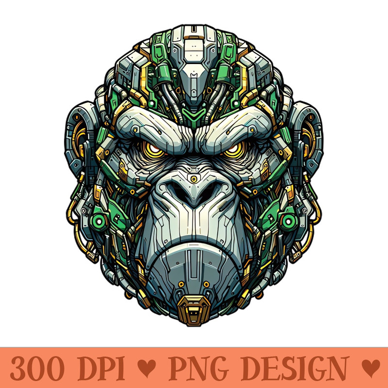 Mecha Apes S01 D38 - PNG Artwork - Latest Updates
