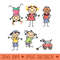 Kids Playing Artwork - High-Quality PNG Download - Good Value
