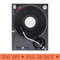 DJ Turntable, Playing Vinyl Record Photo - PNG Downloadable Art - Professional Design
