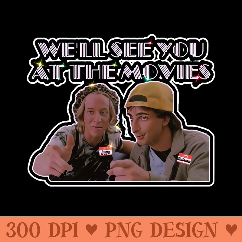 Summer School Chainsaw and Dave - Instant PNG Download - Unique