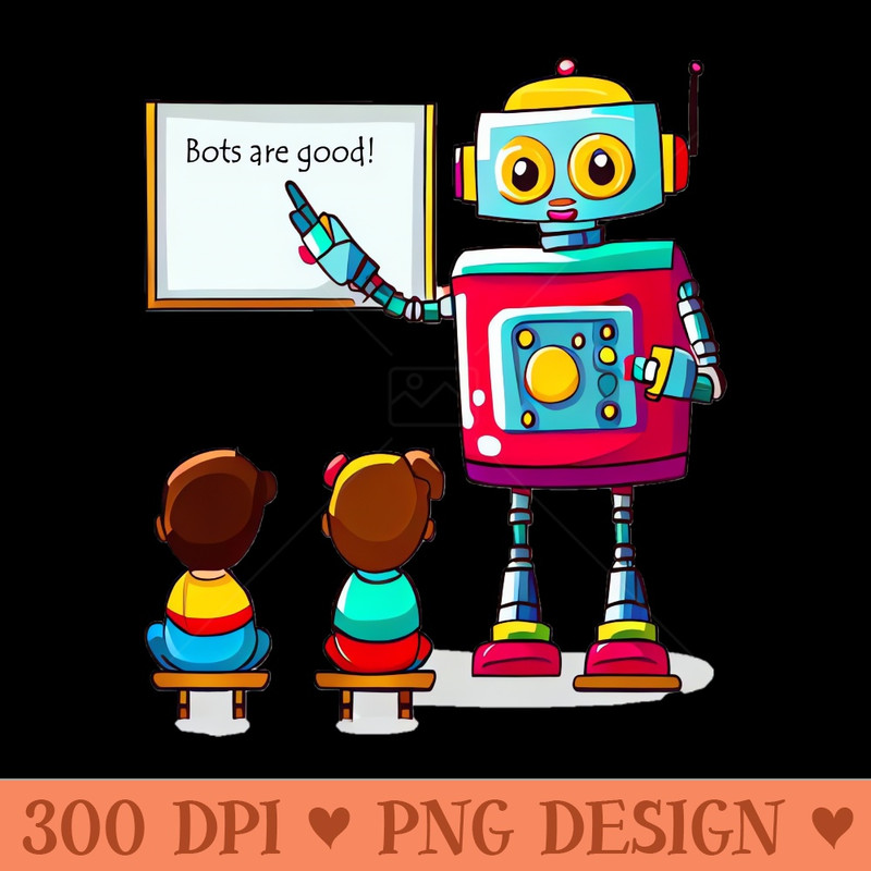 Bots Love Teaching - Download PNG Graphics - Flexibility