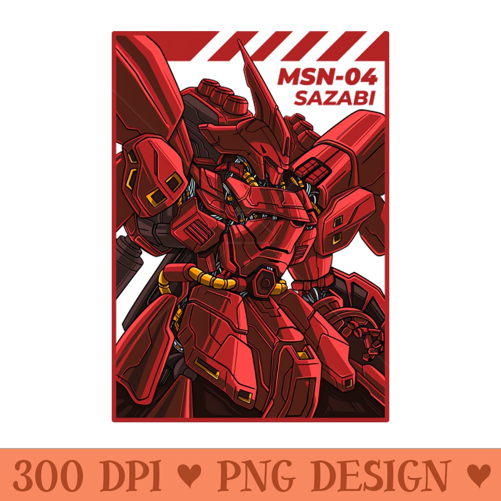 Sazabi MSN04 Gundam - Download PNG Graphics - Variety
