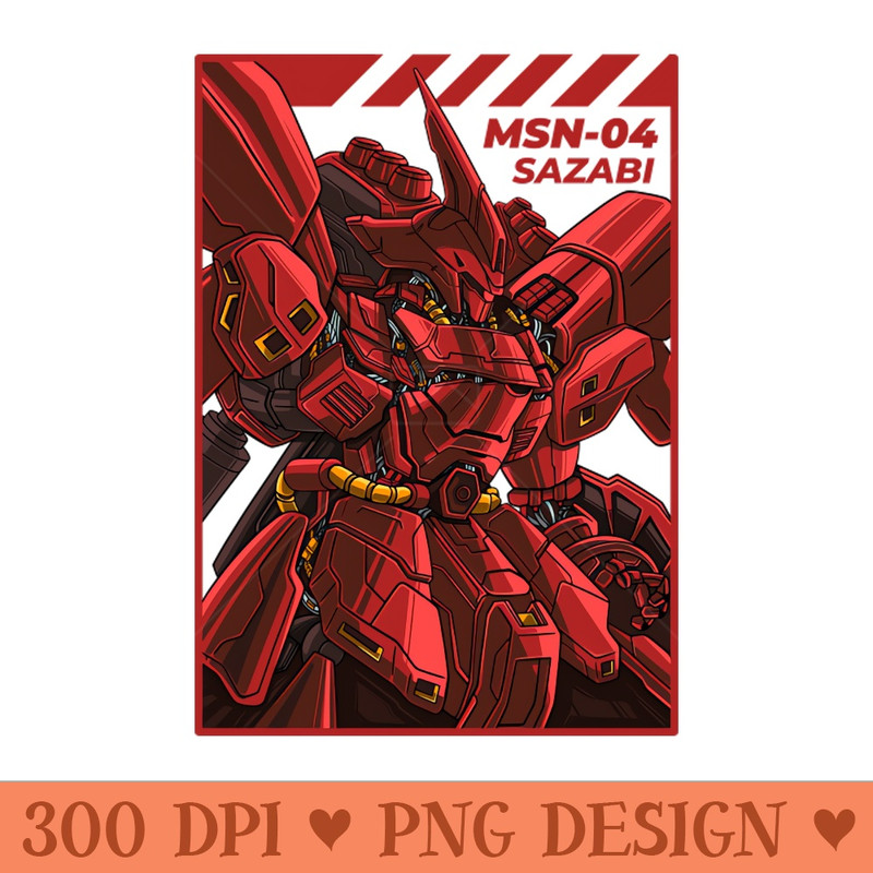 Sazabi MSN04 Gundam - Download PNG Graphics - Variety