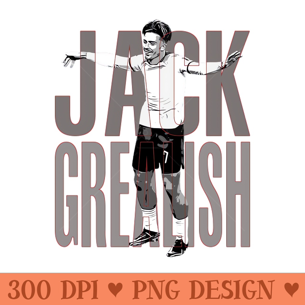 Jack Grealish Legend - Digital PNG Graphics - High Quality 300 DPI