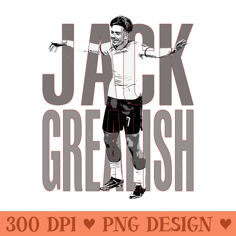 Jack Grealish Legend - Digital PNG Graphics - High Quality 300 DPI