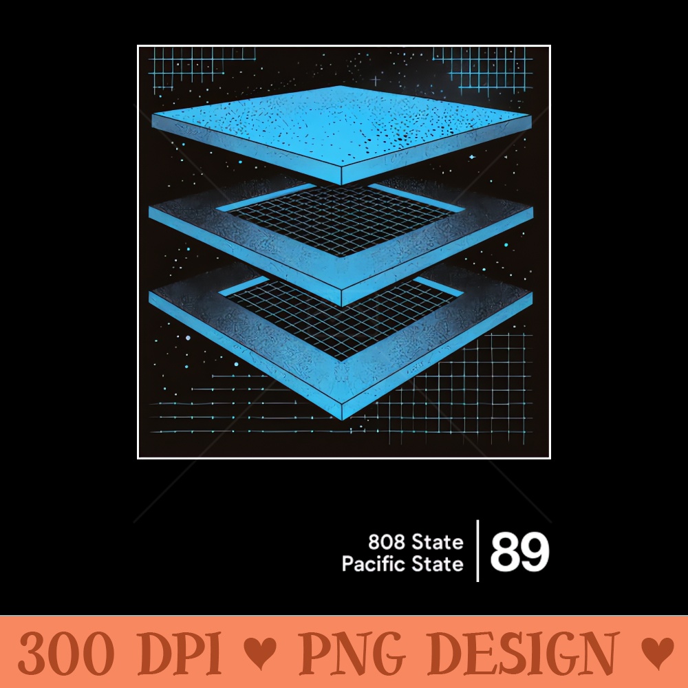 Pacific State Minimalist Graphic Artwork Design - Premium PNG Downloads - Convenience