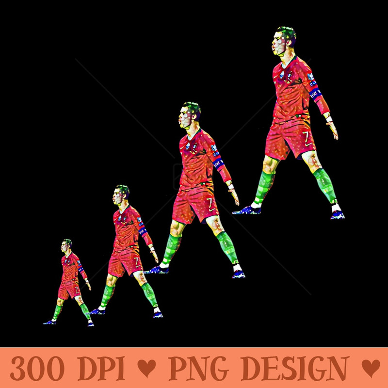 Cristiano ronaldo - Sublimation PNG Designs - Unique