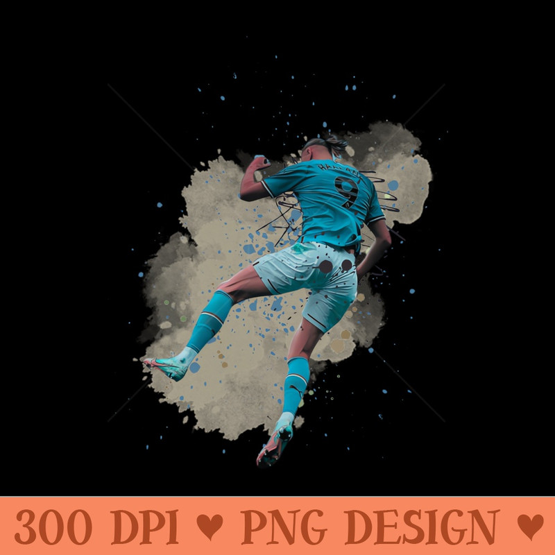 Haaland Celebration - Sublimation PNG - Latest Updates