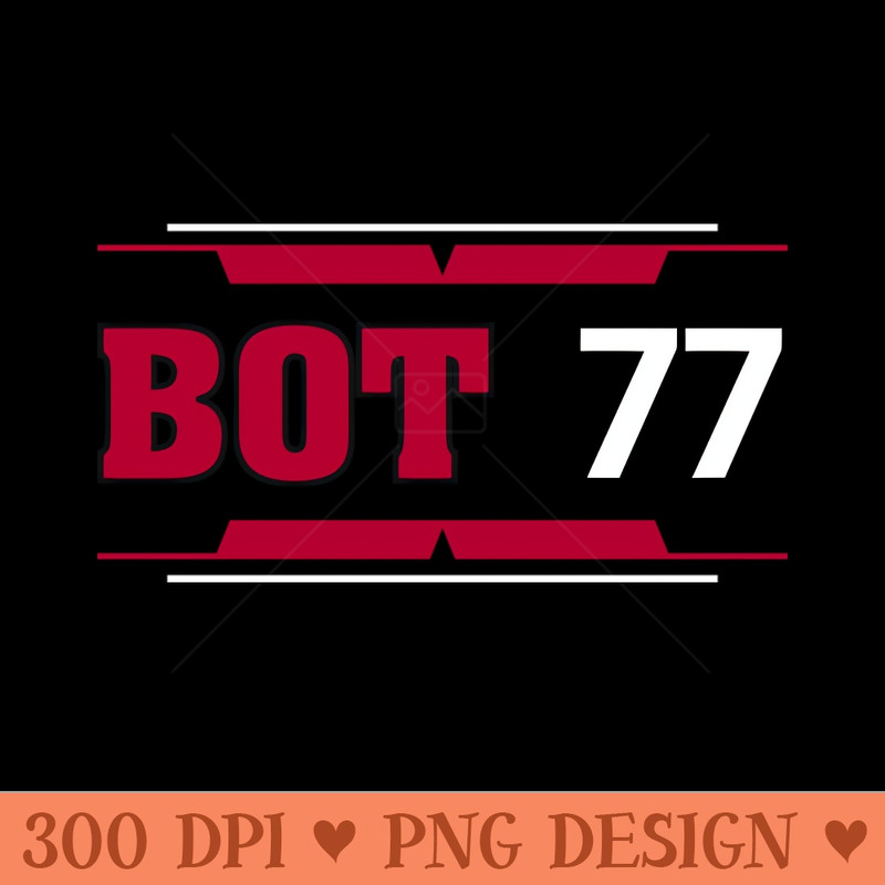 77 BOT Logo - Digital PNG Graphics - Professional Design