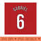 Gabriel 6 Home Kit 2223 Season - Sublimation PNG Designs - Professional Design