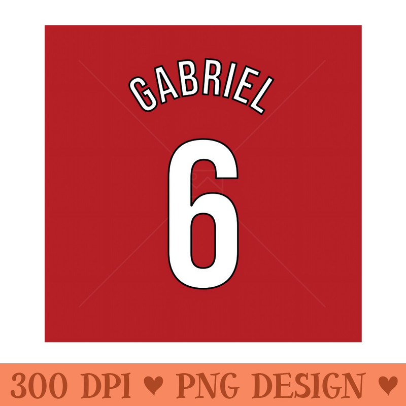 Gabriel 6 Home Kit 2223 Season - Sublimation PNG Designs - Professional Design