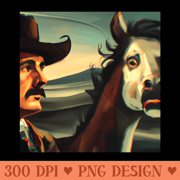 cowboys funny art - PNG Download Bundle - Customer Support