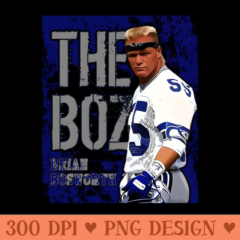 Brian Bosworth - Digital PNG Graphics - Professional Design