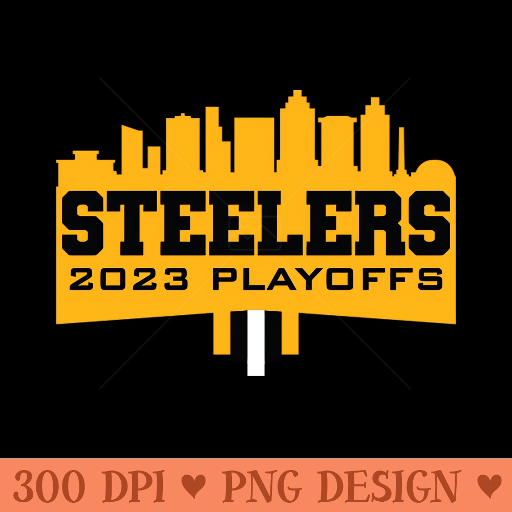 Steelers 2023 Playoffs - PNG Printables - Flexibility