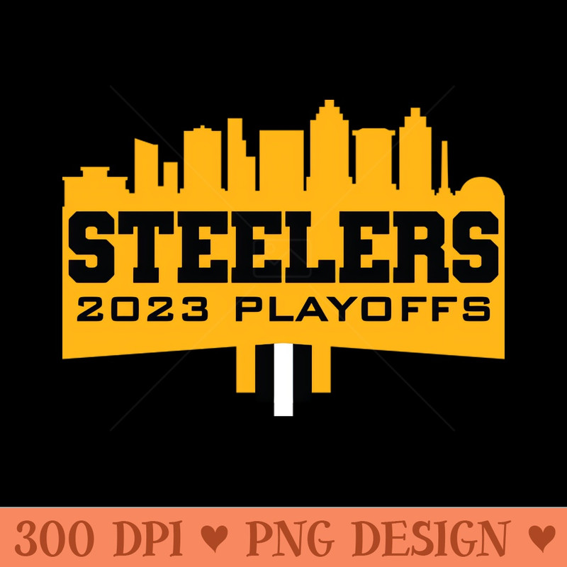Steelers 2023 Playoffs - PNG Printables - Flexibility