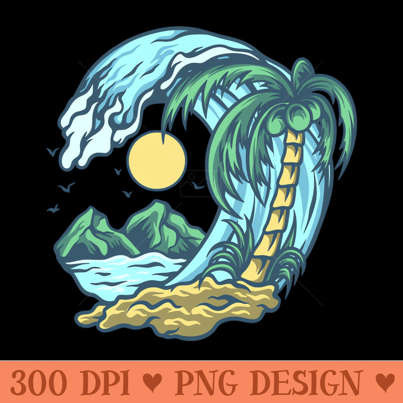 Summer Paradise - Premium PNG Downloads - Unique