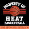 Proud Name Heat Graphic Property Vintage Basketball - PNG Download Website - Variety