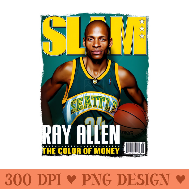 Ray Allen SLAM - Download PNG Graphics - Customer Support
