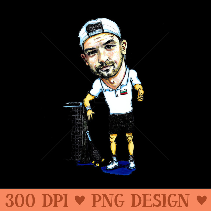 Grigor Dimitrov pro tennis player - PNG Clipart - Flexibility
